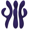 We-Vibe Nova 3 – Vibrator Rabbit pentru Stimulare Duală, Midnight Blue