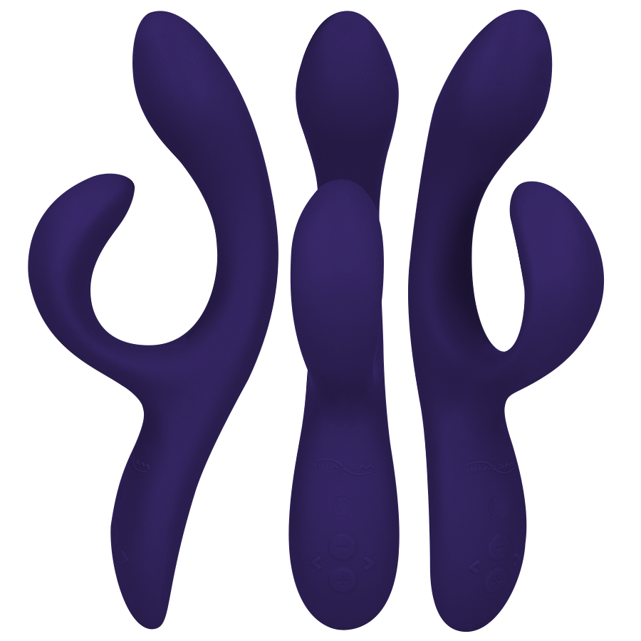 We-Vibe Nova 3 – Vibrator Rabbit pentru Stimulare Duală, Midnight Blue